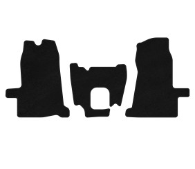 Килимки текстильні Premium (2000-2006, 1-20261, МКПП, Чорний) для Ford Transit рр