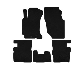 Килимки текстильні Premium (5-ти дверний, Чорний) для Honda HR-V 1998-2006 рр