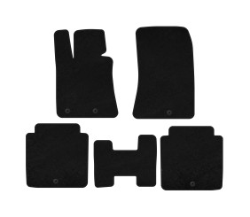 Килимки текстильні Premium (чорні) для Hyundai Equus 2009-2016 рр