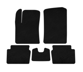 Килимки текстильні Premium (HB, Чорний) для Hyundai I-10 2008-2013 рр