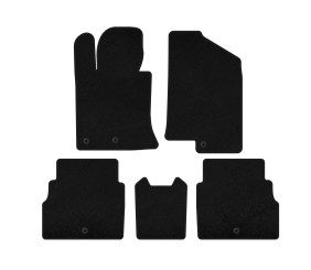 Килимки текстильні Premium V2 (Чорний) для Hyundai Sonata YF 2010-2014 рр