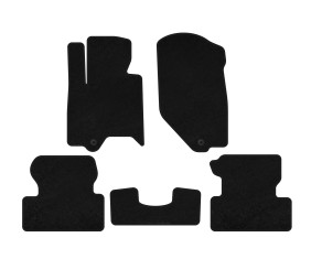 Килимки текстильні Premium (Чорний) для Infiniti QX50 2007-2013 рр