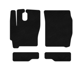 Килимки текстильні Premium (чорні) для Iveco Eurocargo 2002-2008 рр