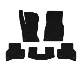 Килимки текстильні Premium (2015-2019, SD, Чорний) для Jaguar XE 2016- рр