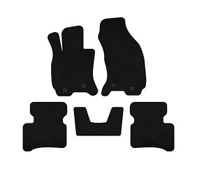 Килимки текстильні Premium (SD, Педаль газу з підлоги, Чорний) для Jaguar X-Type 2001-2009 рр