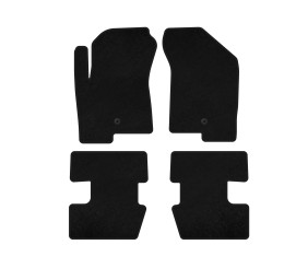Килимки текстильні Premium (2011-2016, Чорний) для Jeep Compass рр
