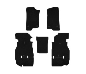 Килимки текстильні Premium (Rubicon Unlimited/5-ти дверний, Чорний) для Jeep Wrangler 2018- рр