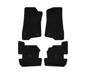 Килимки текстильні Premium (чорні) для Jeep Wrangler 2018- рр