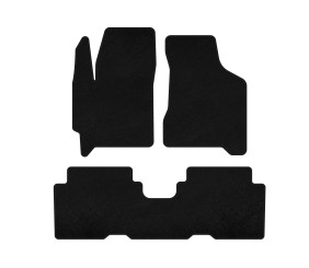 Килимки текстильні Premium (Чорний) для Kia Carens 1999-2012 рр