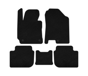 Килимки текстильні Premium (SD, Чорний) для Kia Cerato 3 2013-2018 рр