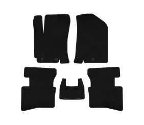 Килимки текстильні Premium (SD, Чорний) для Kia Rio 2012-2017 рр