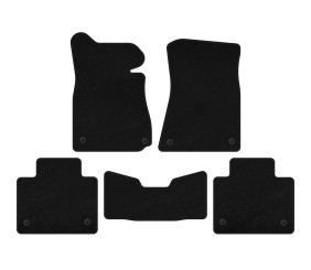 Килимки текстильні Premium (2011-2015, SD, Не повний привод, Чорний) для Lexus GS рр