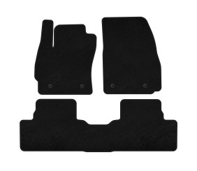 Килимки текстильні Premium (2 ряди, чорні) для Mazda 5 2010-2018 рр