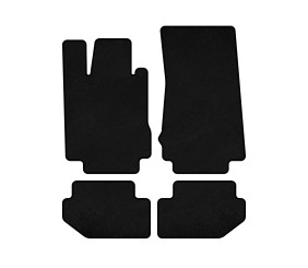 Килимки текстильні Premium (чорні) для Mercedes CL-class C215 1999-2006 рр