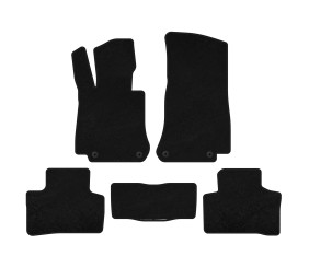 Килимки текстильні Premium (Чорний) для Mercedes EQC 2019-2023 рр