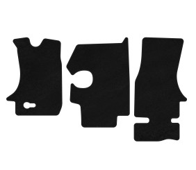 Килимки текстильні Premium (чорні) для Mercedes T2 (507-814) 1967-1996 рр