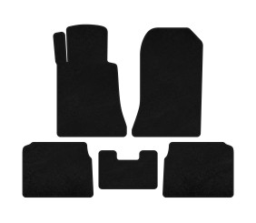 Килимки текстильні Premium (SD, Чорний) для Mercedes E-сlass W124 1984-1997 рр