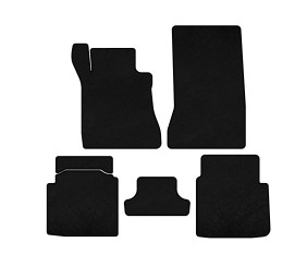 Килимки текстильні Premium (SD, Коротка база, Чорний) для Mercedes S-сlass W126 1979-1991 рр