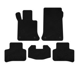 Килимки текстильні Premium (Чорний) для Mercedes GLK сlass X204 2008-2015 рр