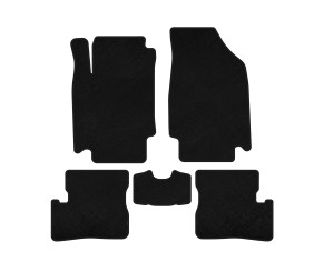 Килимки текстильні Premium (HB, Чорний) для Nissan Micra K12 2003-2010 рр