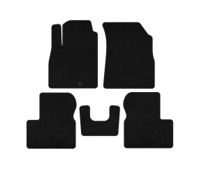 Килимки текстильні Premium (чорні) для Nissan Micra K13 2011-2016 рр