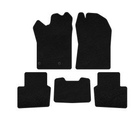 Килимки текстильні Premium (Гібрид, Чорний) для Nissan Qashqai 2021- рр