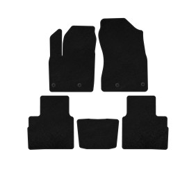 Килимки текстильні Premium (5-ти місний, Чорний) для Nissan X-trail T33/Rogue 2022- рр