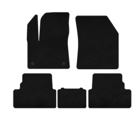 Килимки текстильні Premium (2017-2021, Чорний) для Opel Grandland X 2017- рр