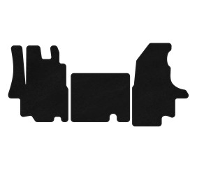 Килимки текстильні Premium (чорні) для Opel Movano 2004-2010 рр