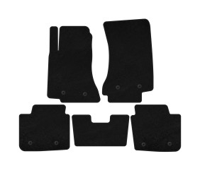 Килимки текстильні Premium (SD, Чорний) для Opel Omega B 1994-2003 рр