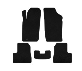 Килимки текстильні Premium (чорні) для Peugeot 206 1998-2024 рр