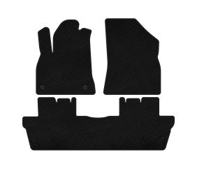 Килимки текстильні Premium (чорні) для Peugeot 5008 2009-2016 рр