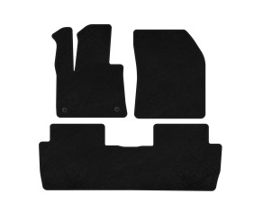 Килимки текстильні Premium (2016-2020, Чорний) для Peugeot -2023 рр
