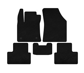 Килимки текстильні Premium (SD, Чорний) для Renault Megane IV 2016-2025 рр