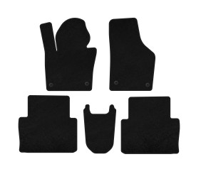 Килимки текстильні Premium (2015-2026, Чорний) для Seat Alhambra 2010- рр