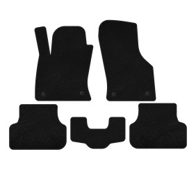 Килимки текстильні Premium (2013-2016, SW, Чорний) для Seat Leon рр