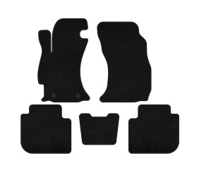Килимки текстильні Premium (2013-2017, Чорний) для Subaru Forester рр