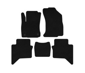 Килимки текстильні Premium (чорні) для Toyota Hilux 2015- рр