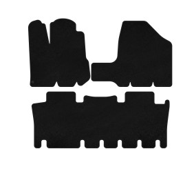 Килимки текстильні Premium (2 ряди, чорні) для Toyota Sienna 2003-2009 рр