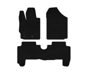 Килимки текстильні Premium (HB, 5-ти дверний, Чорний) для Toyota Yaris 2006-2011 рр
