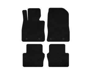 Килимки текстильні Premium (Електро, 2017-2020, SD, Чорний) для Toyota Yaris рр