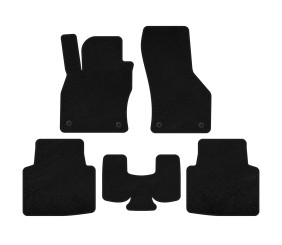 Килимки текстильні Premium (чорні) для Volkswagen Arteon 2017-2025 рр