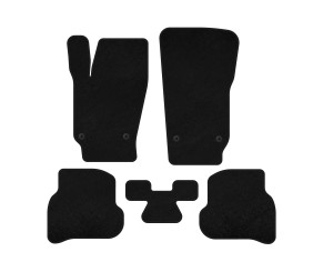 Килимки текстильні Premium (HB, 3/5-ти дверний, Чорний) для Volkswagen Polo 2010-2017 рр