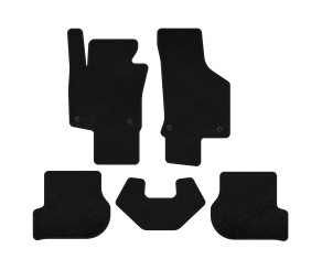 Килимки текстильні Premium (HB, 3-х дверний, Чорний) для Volkswagen Scirocco 2008-2017 рр