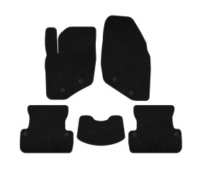 Килимки текстильні Premium (SD, Чорний) для Volvo S60 2000-2009 рр