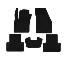Килимки текстильні Premium (2007-2012, SW, Чорний) для Volvo V50 рр