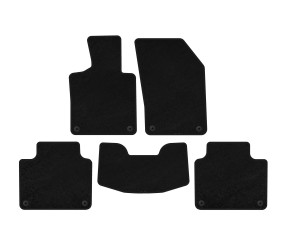 Килимки текстильні Premium (SW, Чорний) для Volvo V90 1997-1998 рр