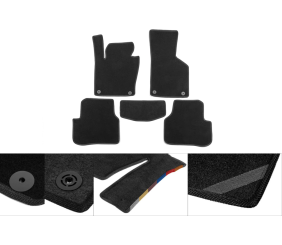Килимки текстильні Classic (чорні) для Ауди A4 B6 2000-2004 рр