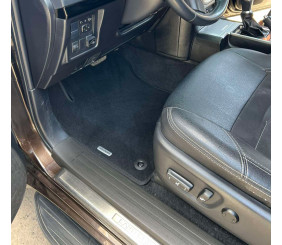 Килимки текстильні Classic (чорні) 7 місцевий, 2013-2022 для Toyota Land Cruiser Prado 150 рр