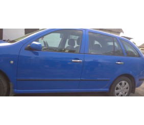 Накладки на ручки (4 шт, нерж) Carmos - Турецька сталь для Skoda Fabia 2000-2007 рр